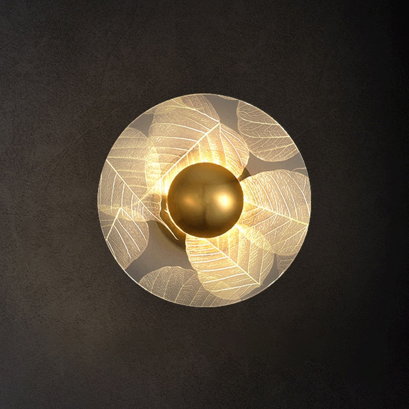Élise Bloom Petal Acrylic Wall Lamp