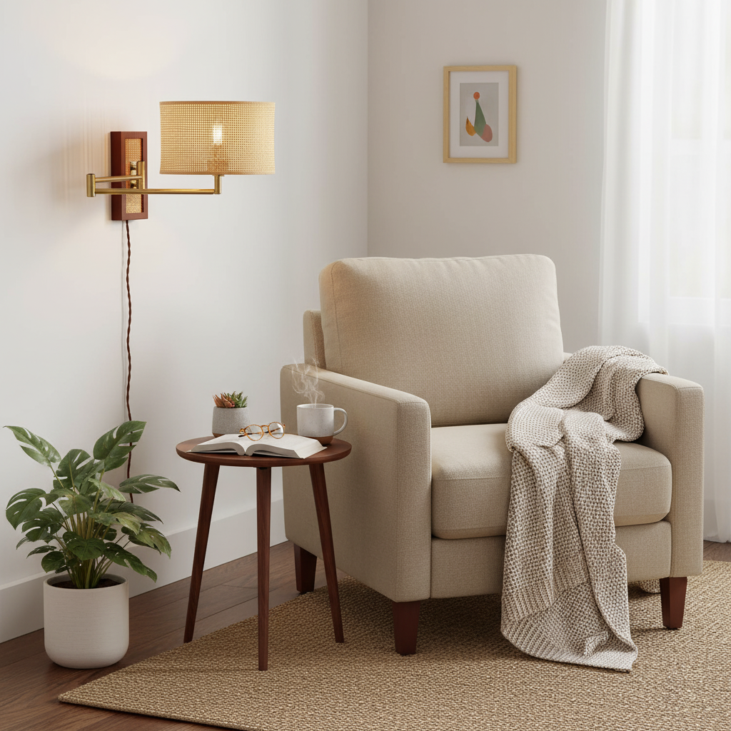 Éloise Bramley Swing Arm Wall Lamp