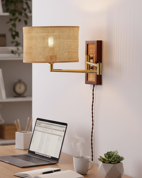 Éloise Bramley Swing Arm Wall Lamp