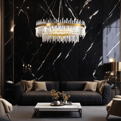 Celeste Orion Handcrafted Crystal Chandelier