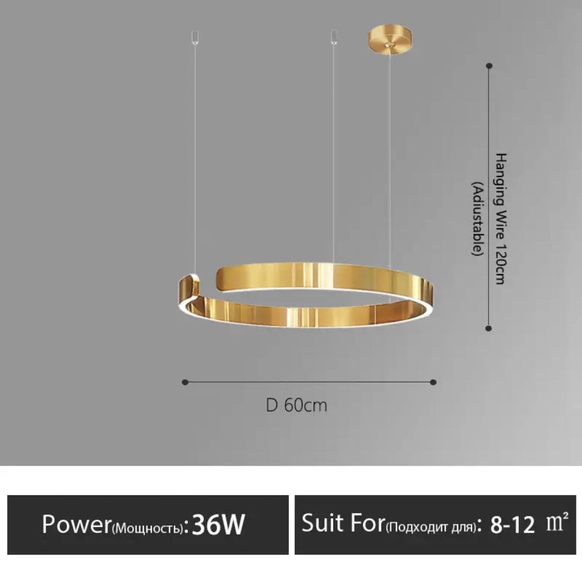 Adele Royal Russian Ring Chandelier