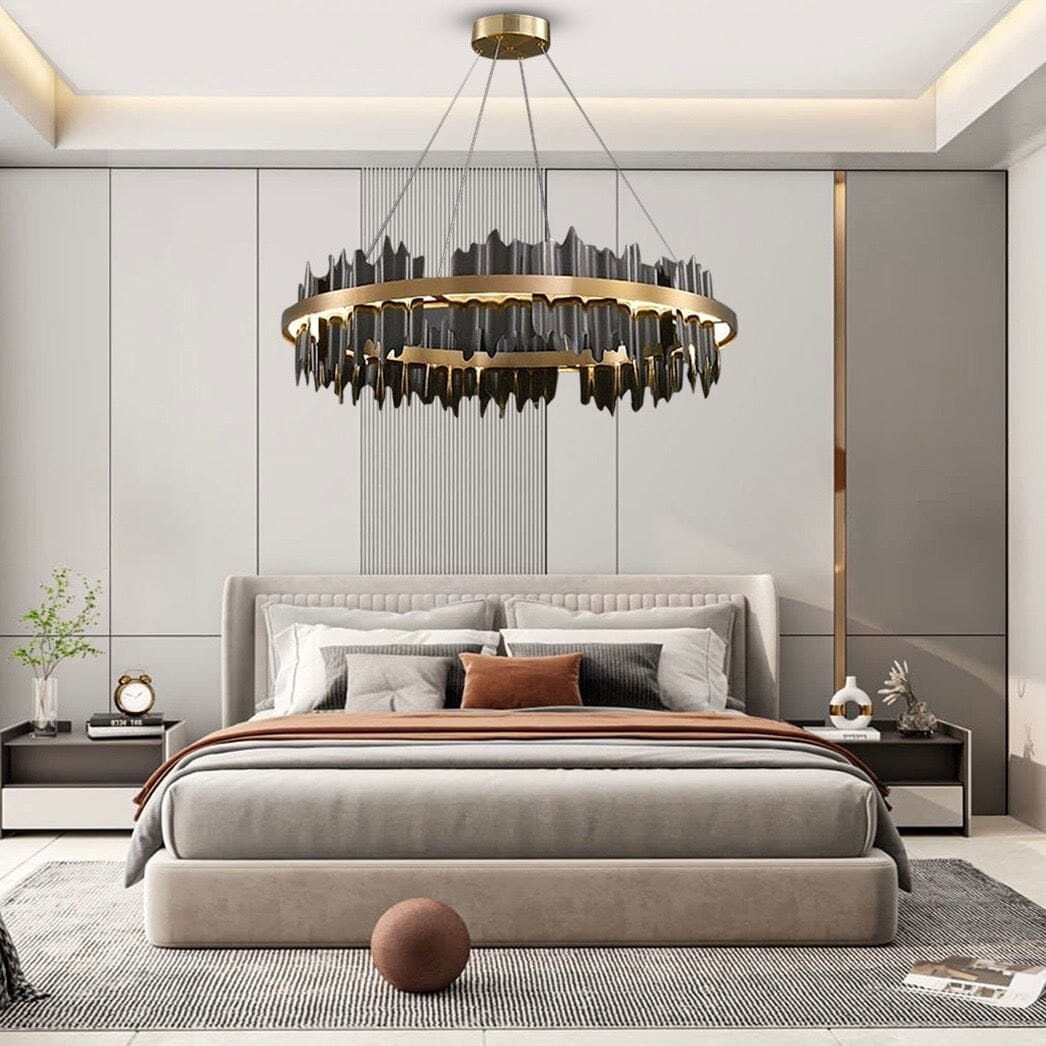 Manon Luxury Geometric Ring Chandelier