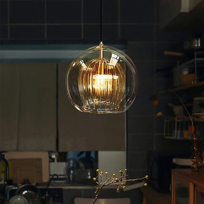 Isabella Interconnected Bubble Glass Pendant