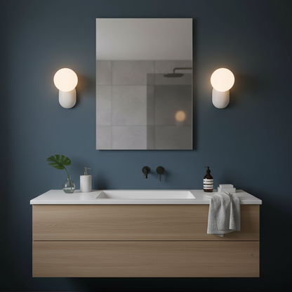Aurélie Cantilever Wall Light Resin and Glass Decorative Lighting