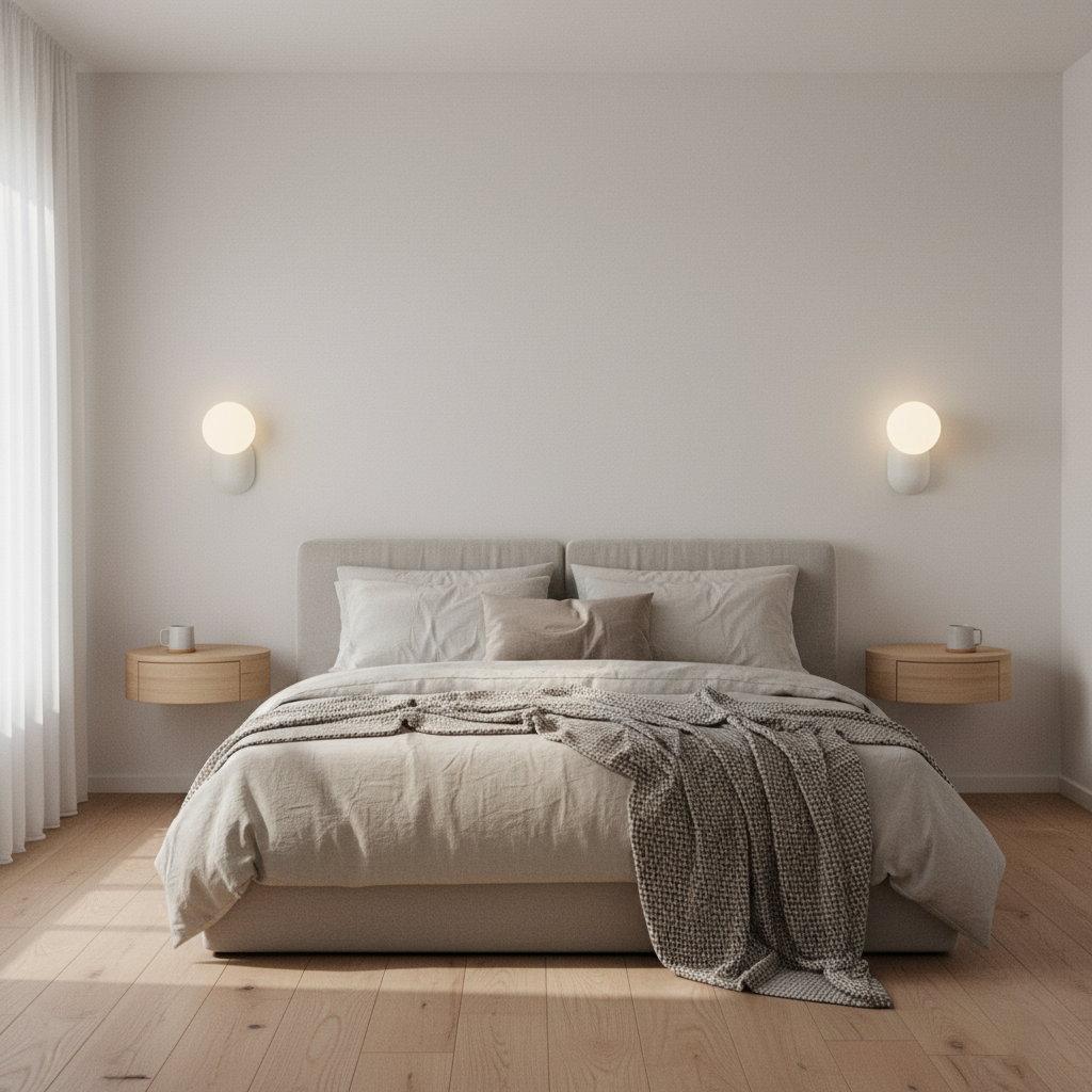 Aurélie Cantilever Wall Light Resin and Glass Decorative Lighting