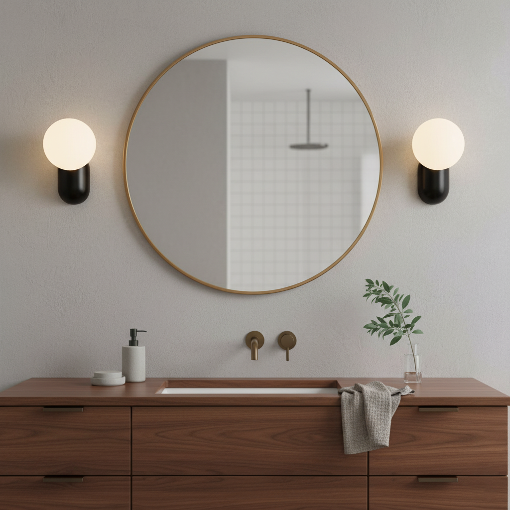 Aurélie Cantilever Wall Light Resin and Glass Decorative Lighting