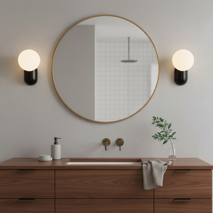 Aurélie Cantilever Wall Light Resin and Glass Decorative Lighting