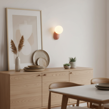 Aurélie Cantilever Wall Light Resin and Glass Decorative Lighting