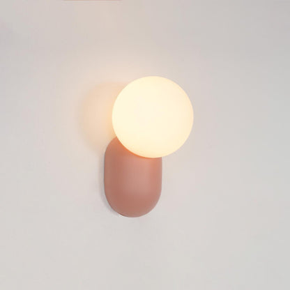 Aurélie Cantilever Wall Light Resin and Glass Decorative Lighting