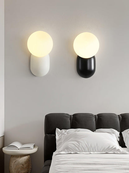 Aurélie Cantilever Wall Light Resin and Glass Decorative Lighting