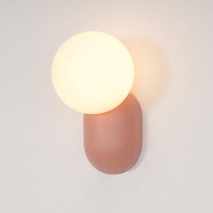 Aurélie Cantilever Wall Light Resin and Glass Decorative Lighting