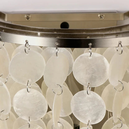Élise Capiz Sea Shell Wall Lamp Coastal Ivory Accent Sconce