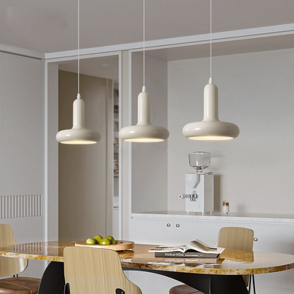 Élise Capsule White Retro LED Pendant Light