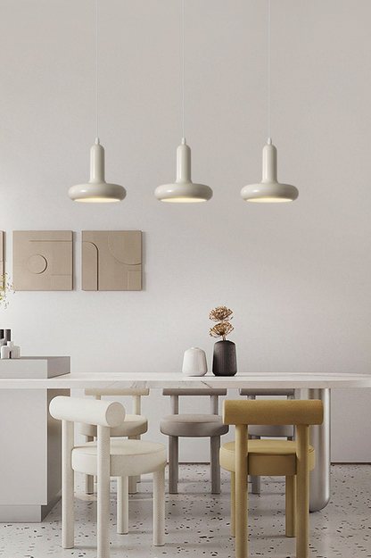 Élise Capsule White Retro LED Pendant Light