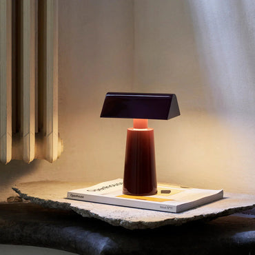 Camélia Modern Caret LED Table Lamp with Geometric Design