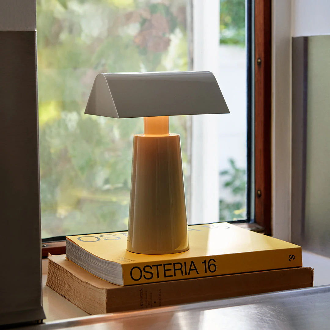 Camélia Modern Caret LED Table Lamp with Geometric Design