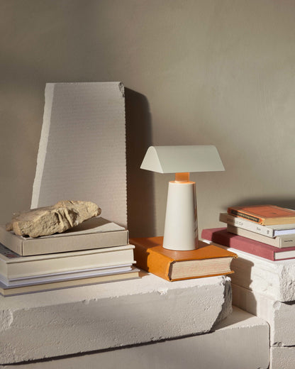 Camélia Modern Caret LED Table Lamp with Geometric Design