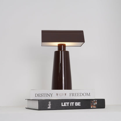 Camélia Modern Caret LED Table Lamp with Geometric Design