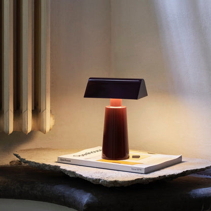 Camélia Modern Caret LED Table Lamp with Geometric Design