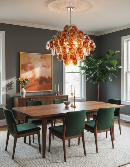 Isaline Carmosa Murano-Style Glass Chandelier
