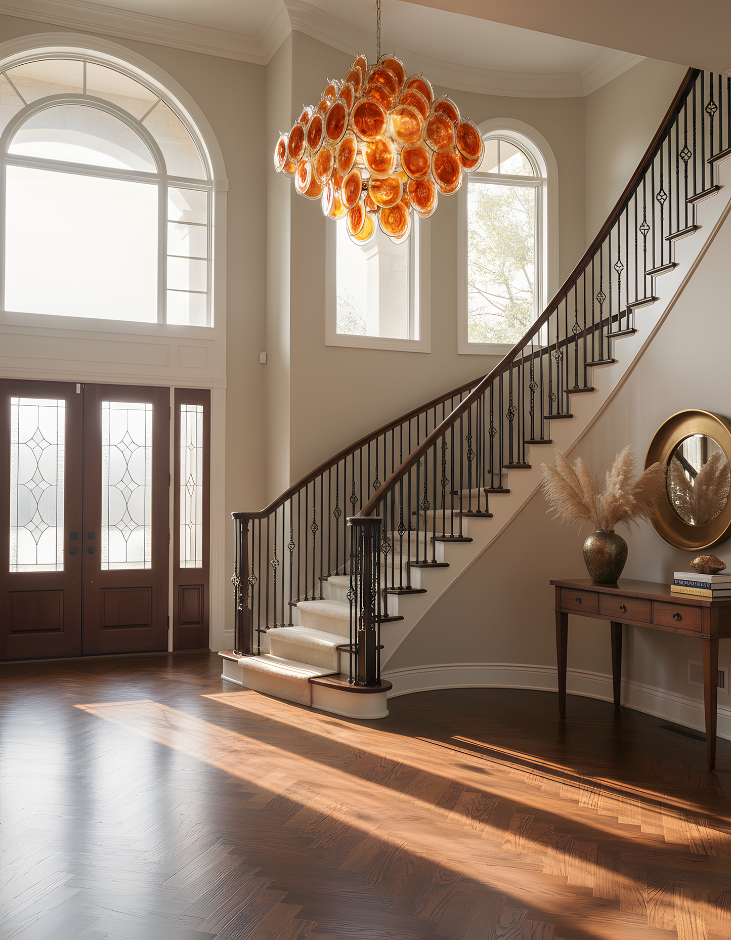 Isaline Carmosa Murano-Style Glass Chandelier
