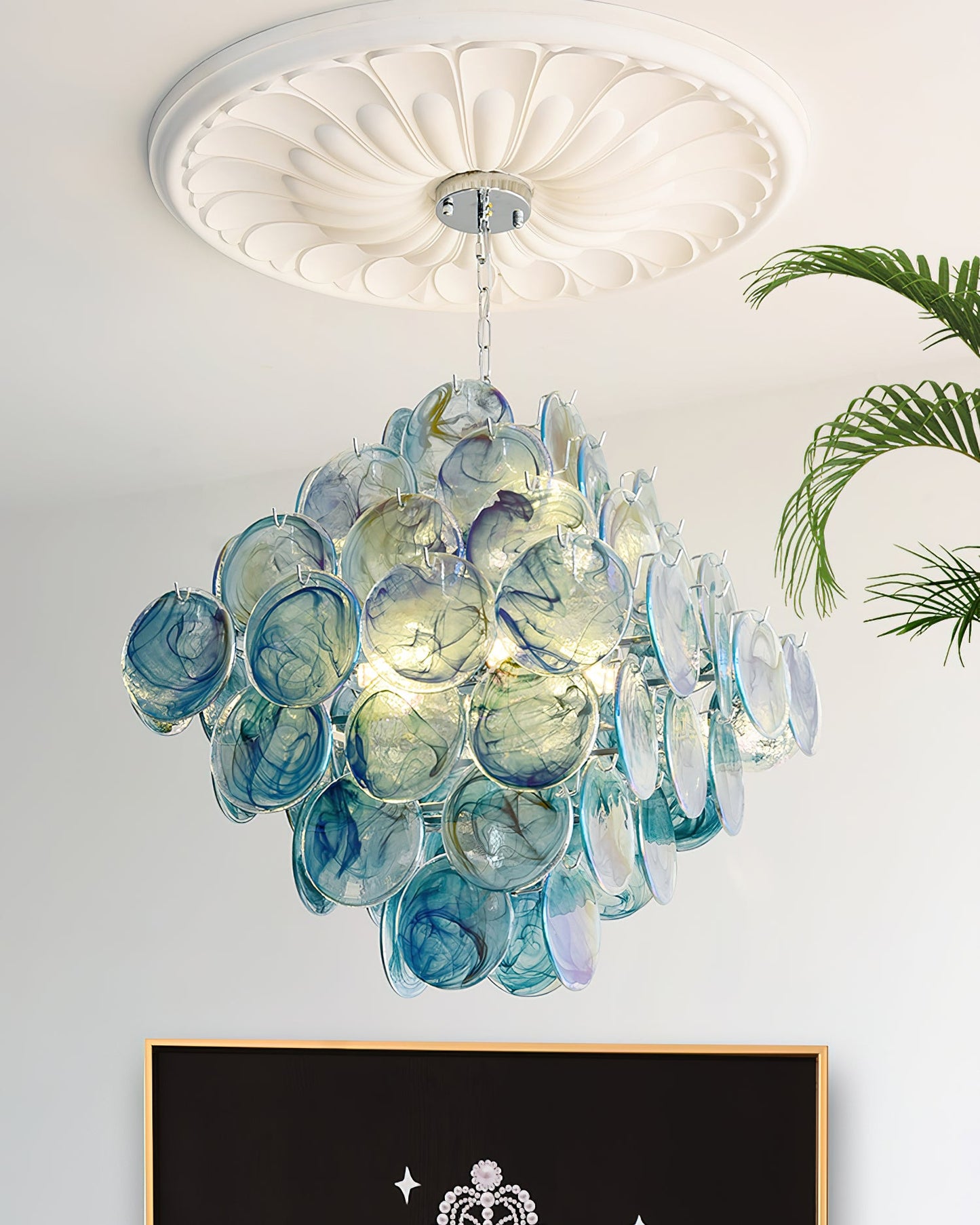 Isaline Carmosa Murano-Style Glass Chandelier