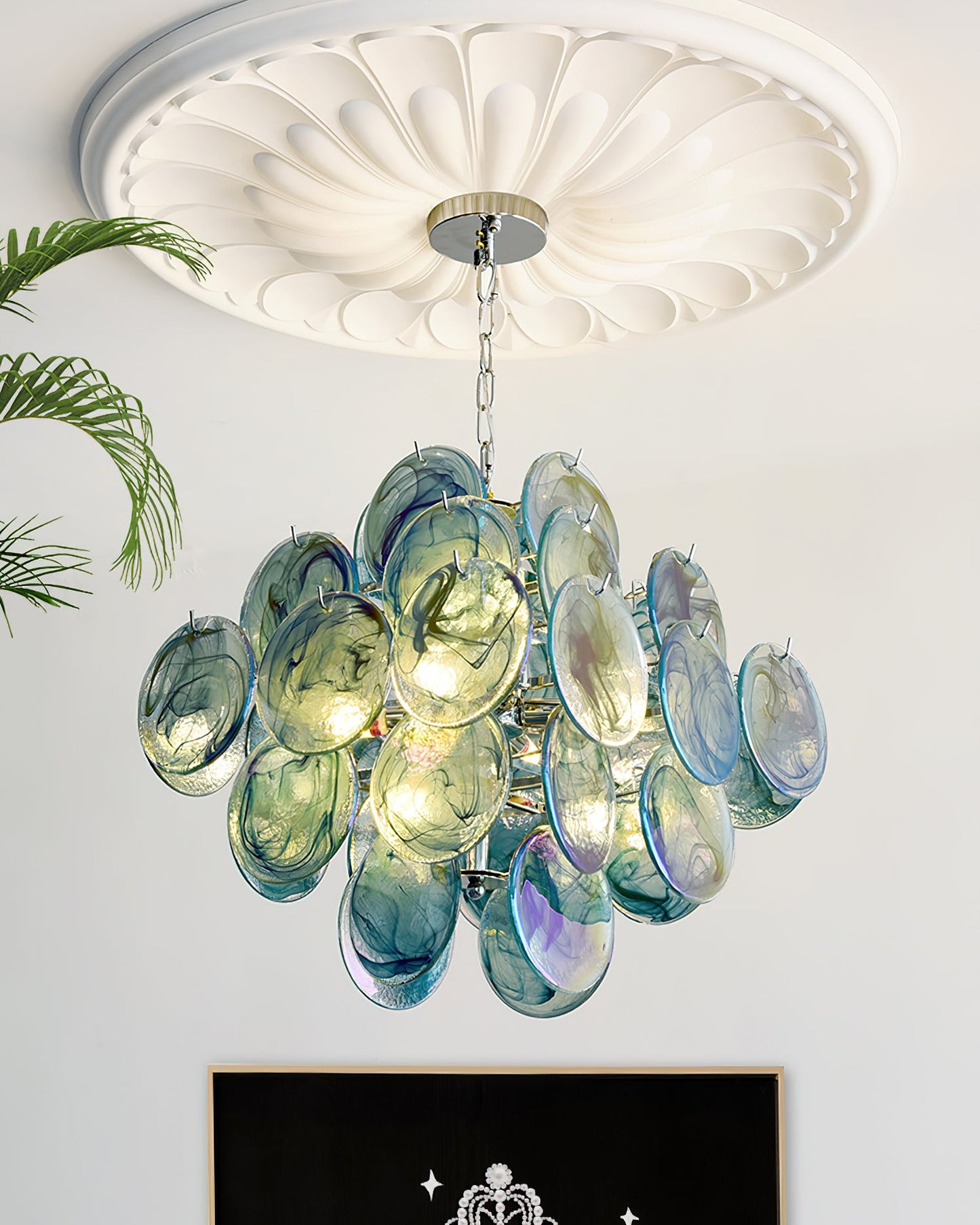 Isaline Carmosa Murano-Style Glass Chandelier