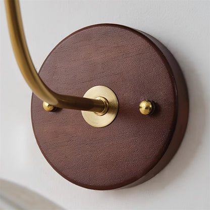 Docos Ciena Petal Wall Light Elegant Metal and Fabric Lighting