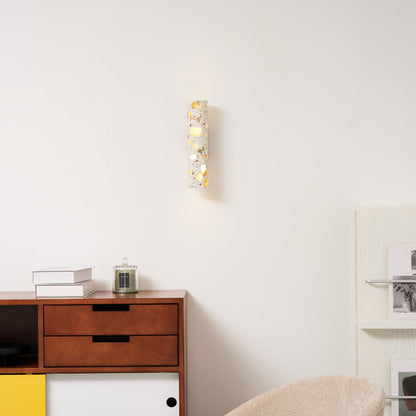 Sophie Clasten Wall Lamp Wood and Terrazzo LED Lighting