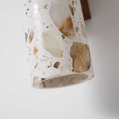 Sophie Clasten Wall Lamp Wood and Terrazzo LED Lighting