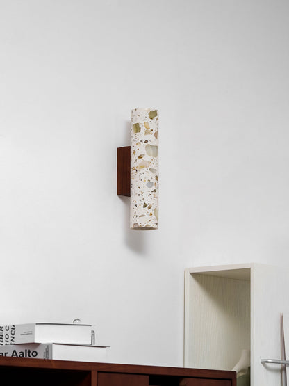 Sophie Clasten Wall Lamp Wood and Terrazzo LED Lighting