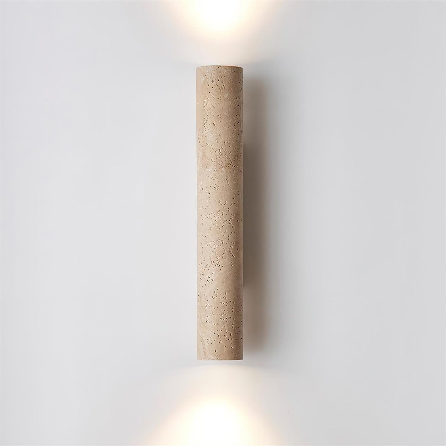 Aurélie Core Wall Lamp Wood and Travertine LED Lighting