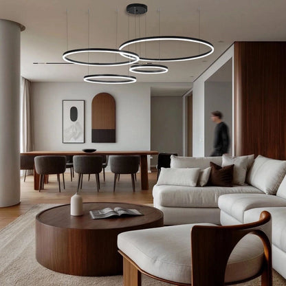 Elodie Circular Luna Chandelier