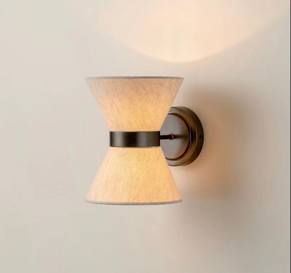Camille Fabric Shade Wall Lamp
