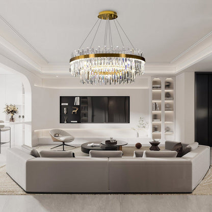 Celeste Orion Handcrafted Crystal Chandelier