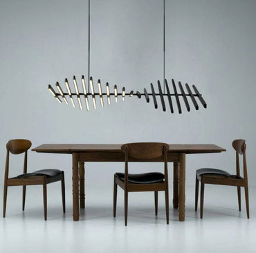 Sophie Geometric Fishbone Chandelier