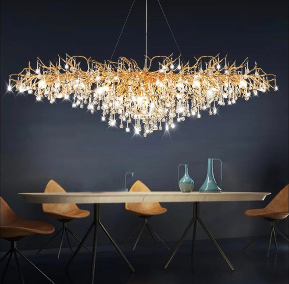 Noémie Waterdrop Luxury Crystal Chandelier
