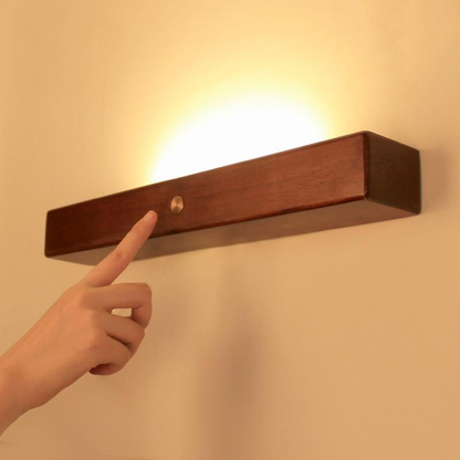 Matthieu Wooden Linear LED Wall Sconce
