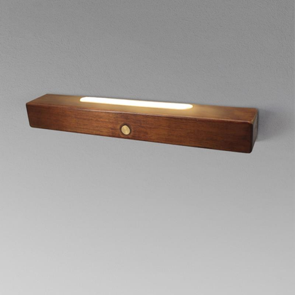 Matthieu Wooden Linear LED Wall Sconce