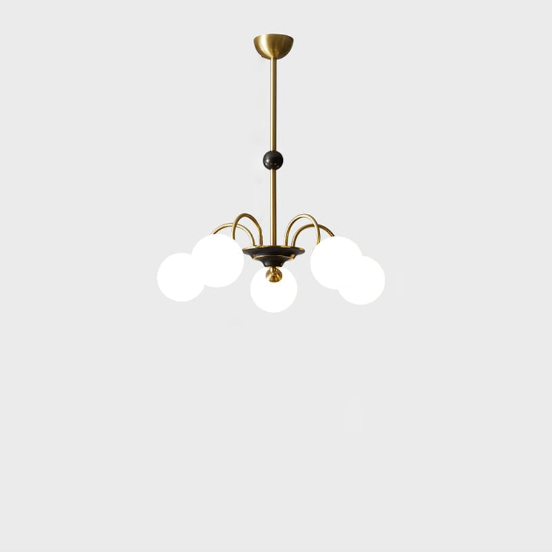 Élise Deco Bauhaus Orb Glass Chandelier Light