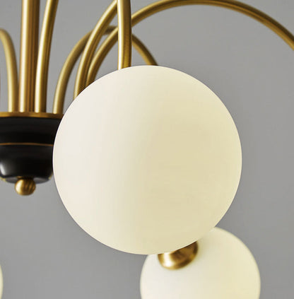 Élise Deco Bauhaus Orb Glass Chandelier Light