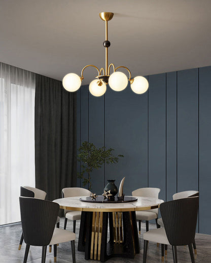 Élise Deco Bauhaus Orb Glass Chandelier Light
