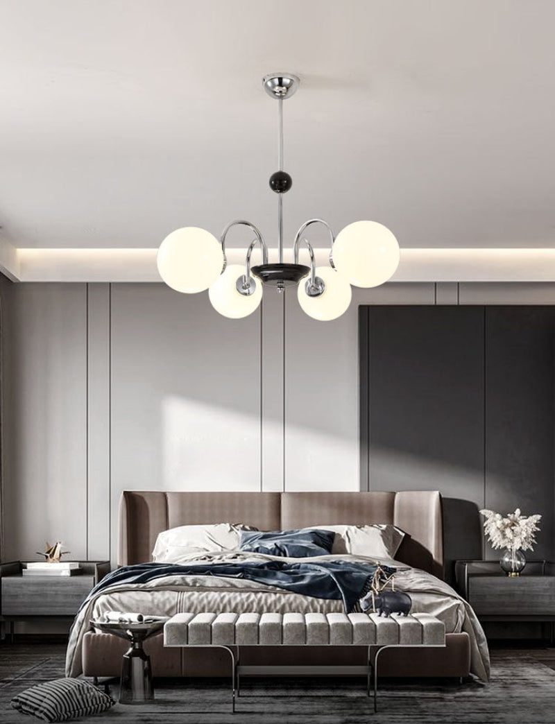Élise Deco Bauhaus Orb Glass Chandelier Light