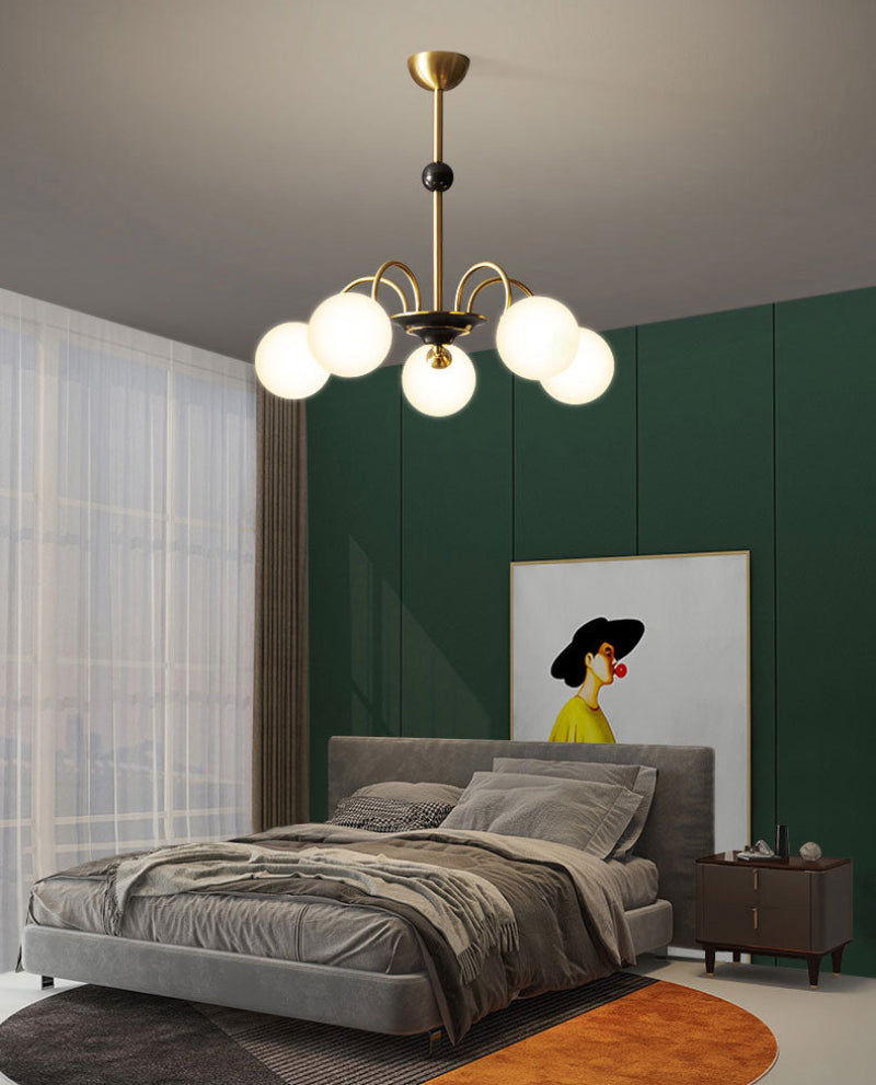 Élise Deco Bauhaus Orb Glass Chandelier Light