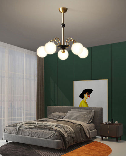 Élise Deco Bauhaus Orb Glass Chandelier Light