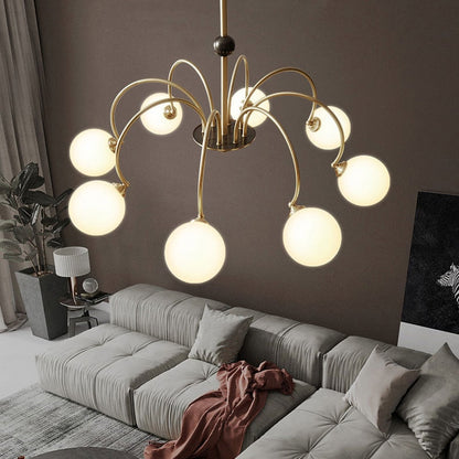 Élise Deco Bauhaus Orb Glass Chandelier Light