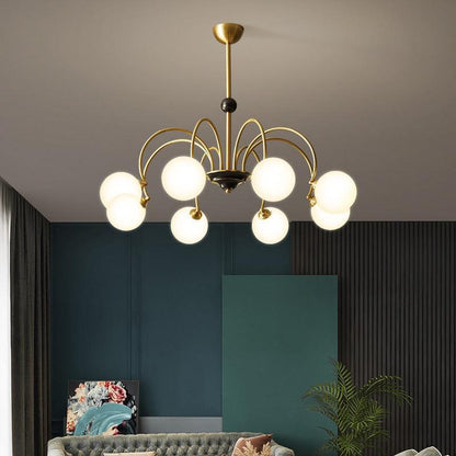 Élise Deco Bauhaus Orb Glass Chandelier Light