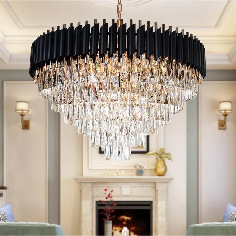 Elena Luxury K9 Crystal Leonardo Chandelier