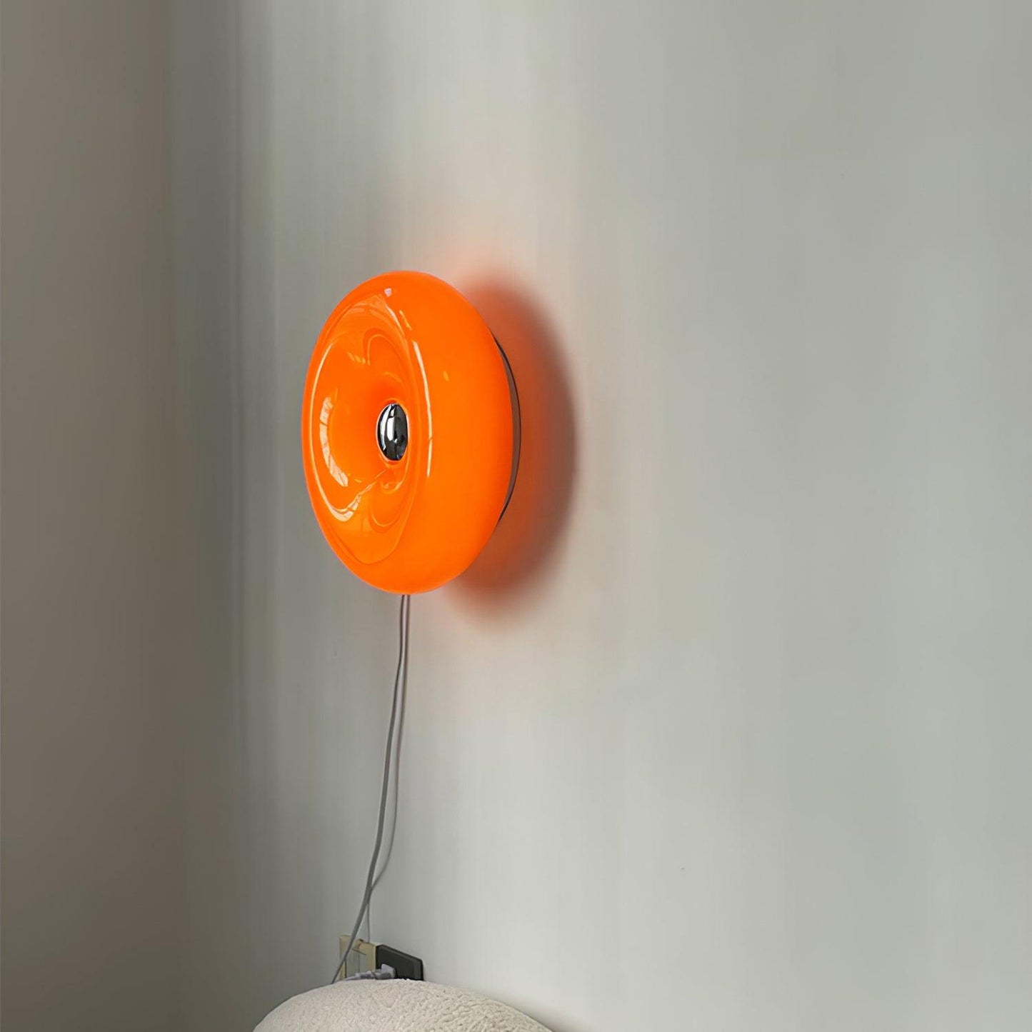 Clémence Donuts Wall Lamp Glass and Metal LED Lighting