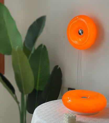 Clémence Donuts Wall Lamp Glass and Metal LED Lighting